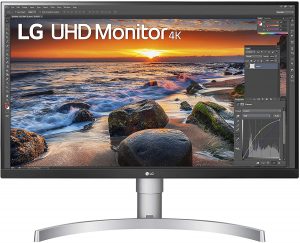 LG 27UN83A Monitor PS5 Gaming UltraHD 4K