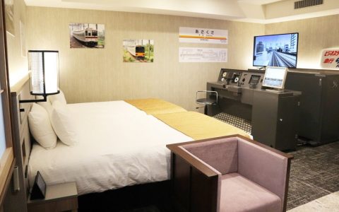 Tokyo, un simulatore di treni installato in un hotel
