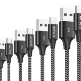 Offerta Amazon: pack da 4 cavi USB-C in nylon intrecciato a meno di 10€