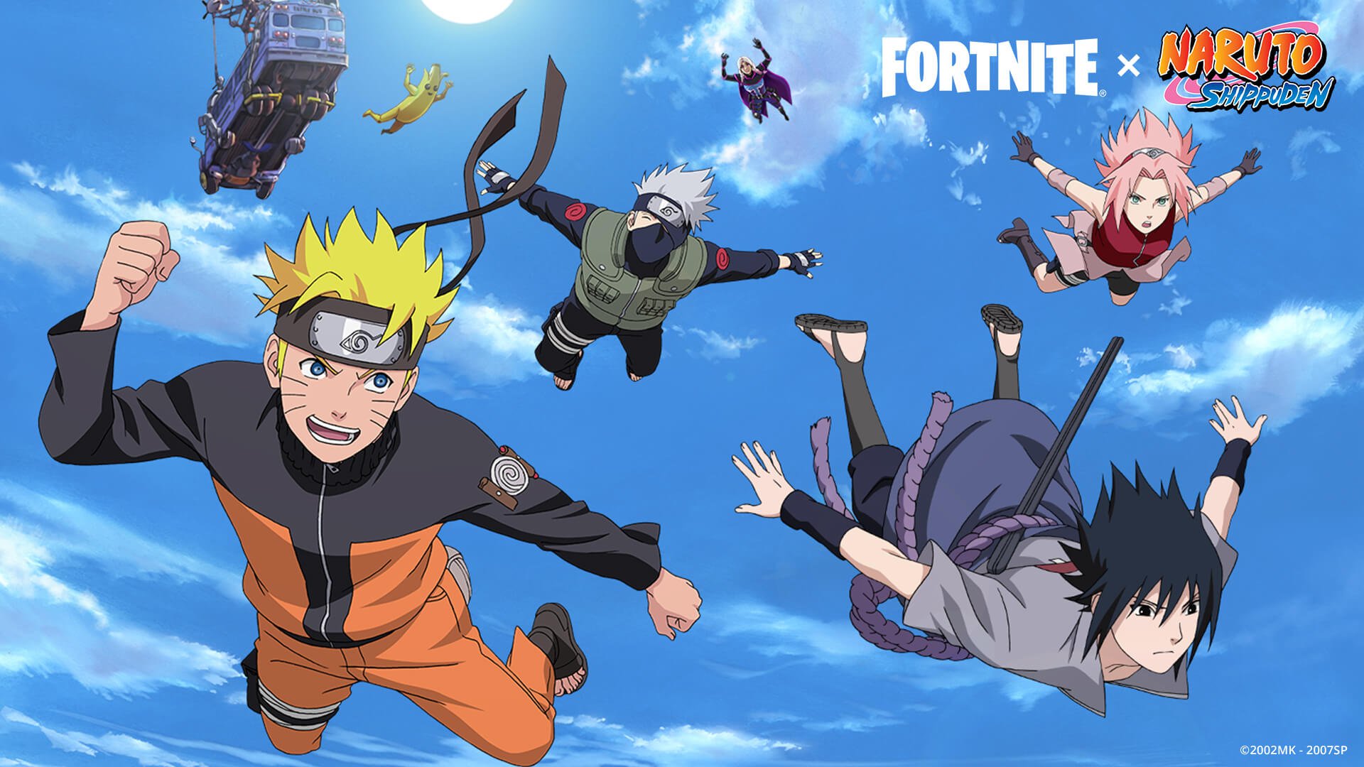 Fortnite crossover Naruto