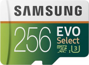Samsung Evo Select MicroSD 256 GB