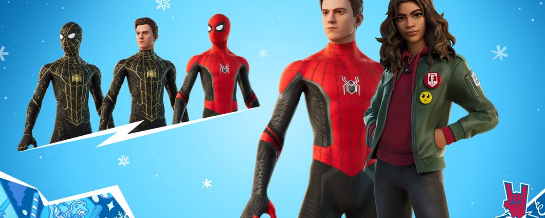 I costumi di Spider-Man e MJ in Fortnite Capitolo 3
