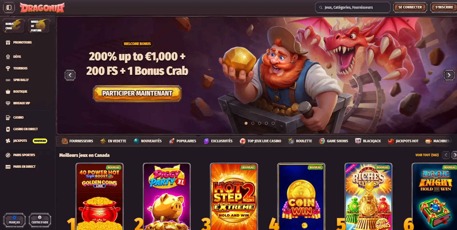 Dragonia Casino