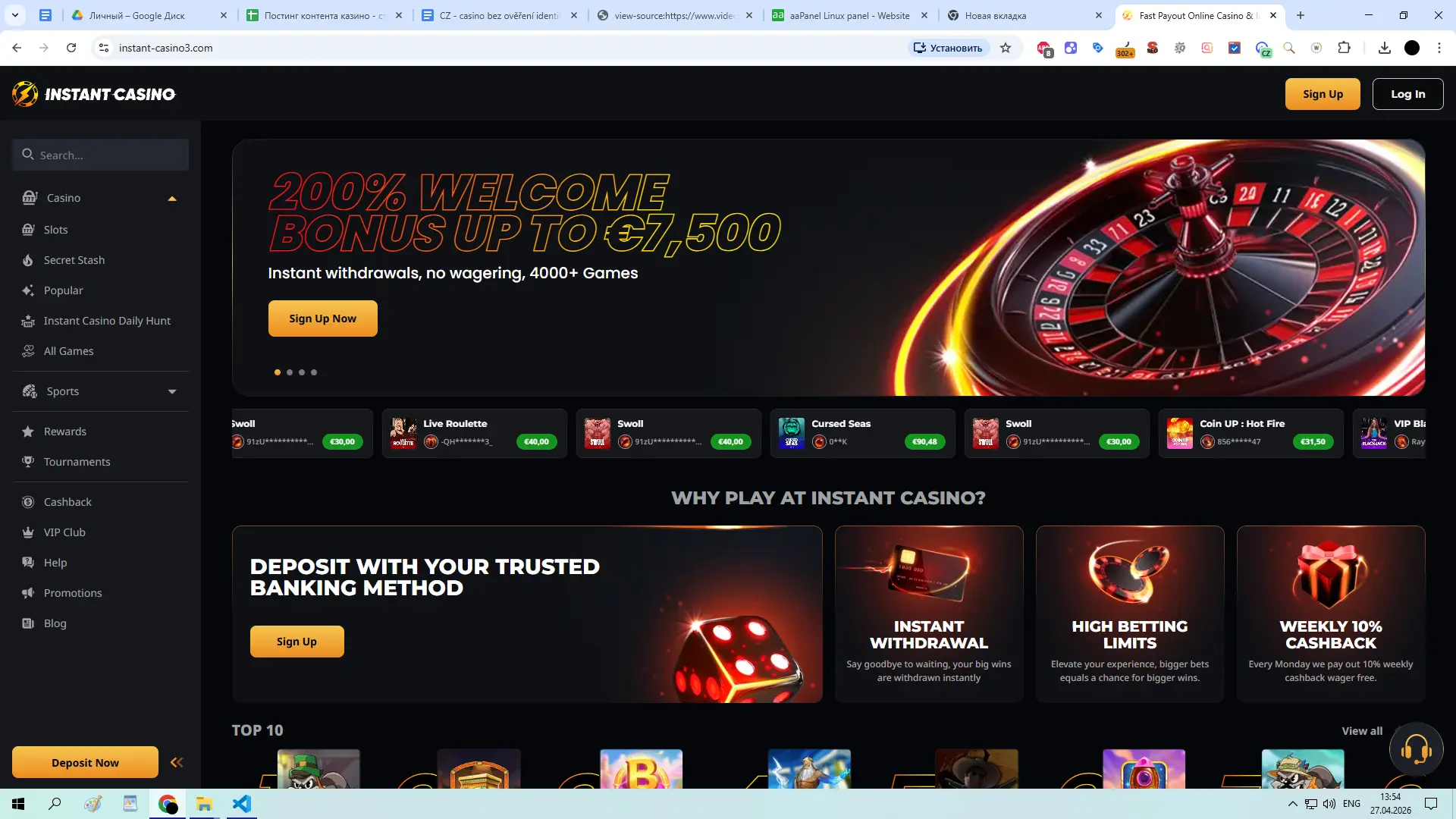 Instant Casino